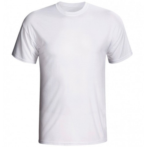 Camiseta malha manga curta branca (P)